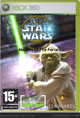 Star Wars Masters Of The Force. box cover