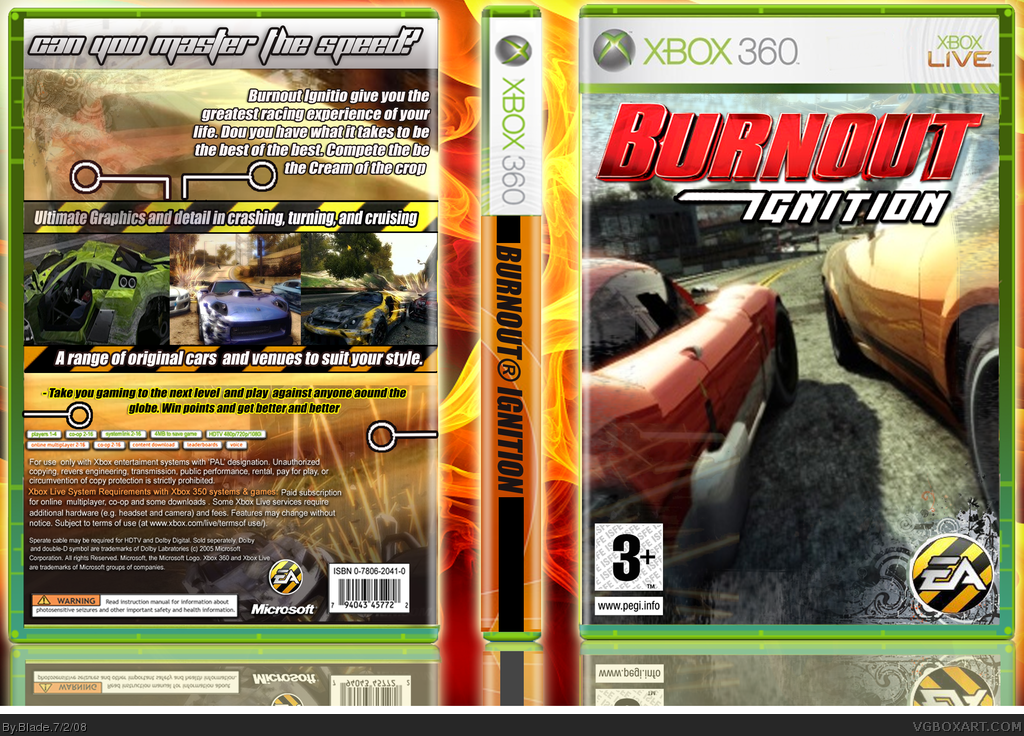 Burnout Ignition box cover