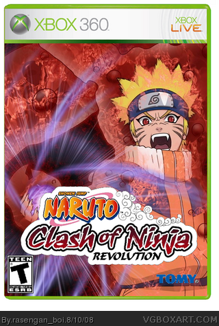 Naruto Clash of Ninja Revolution box cover
