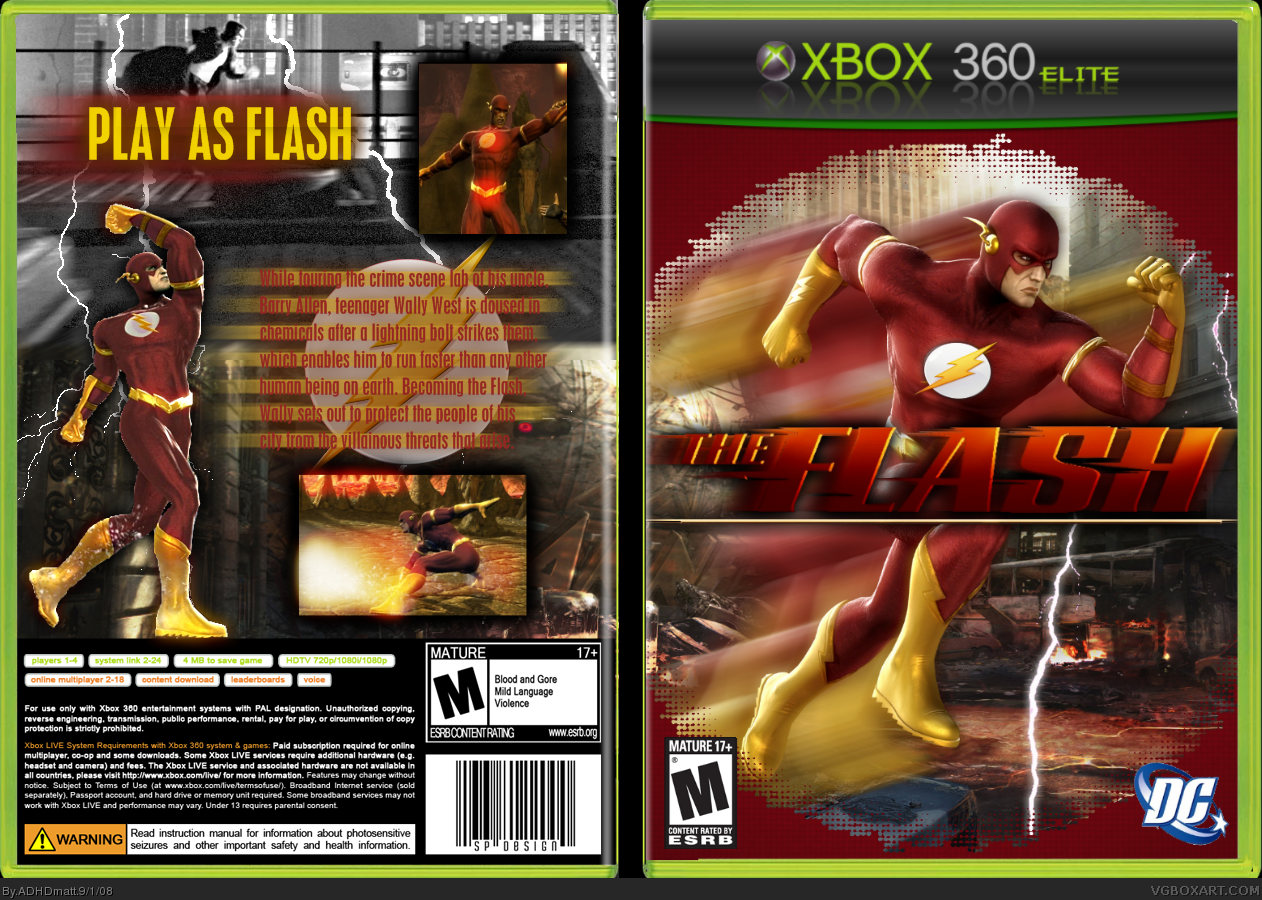 The Flash box cover