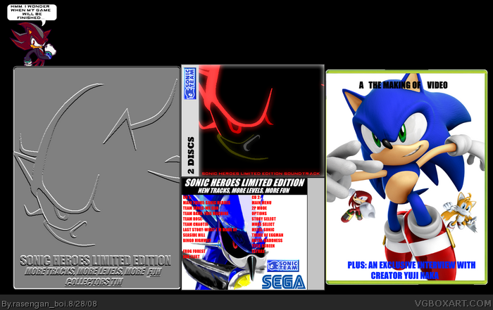 Sonic Heroes Limited Edition box art cover