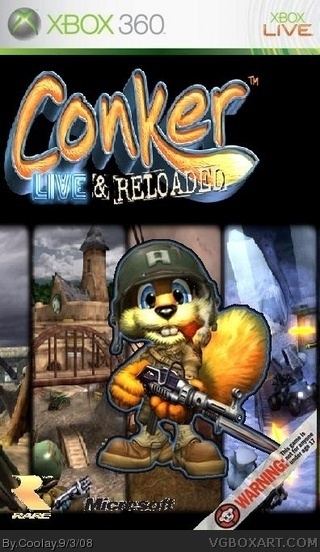 Conker Live and Reloaded box cover