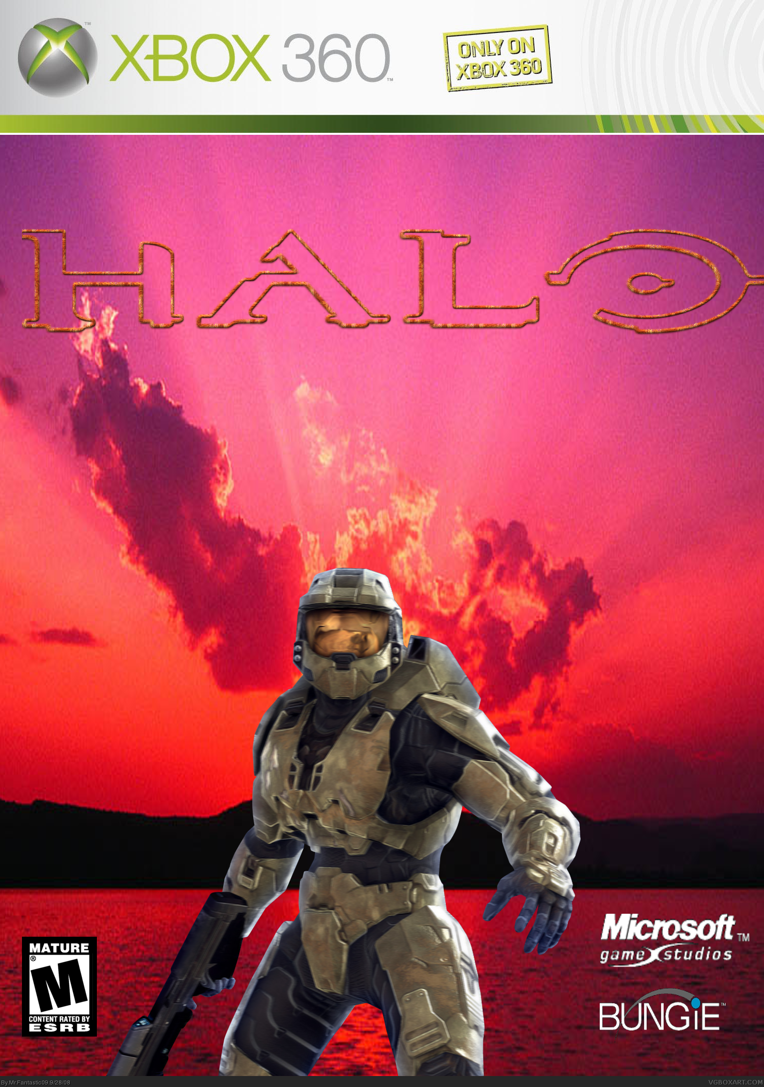 Halo Xbox 360 Box Art Cover by Mr.Fantastic09