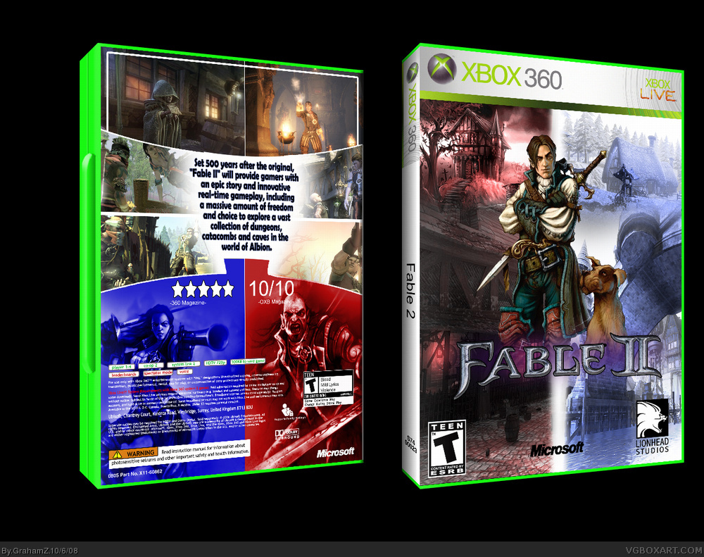 Fable 2 box cover