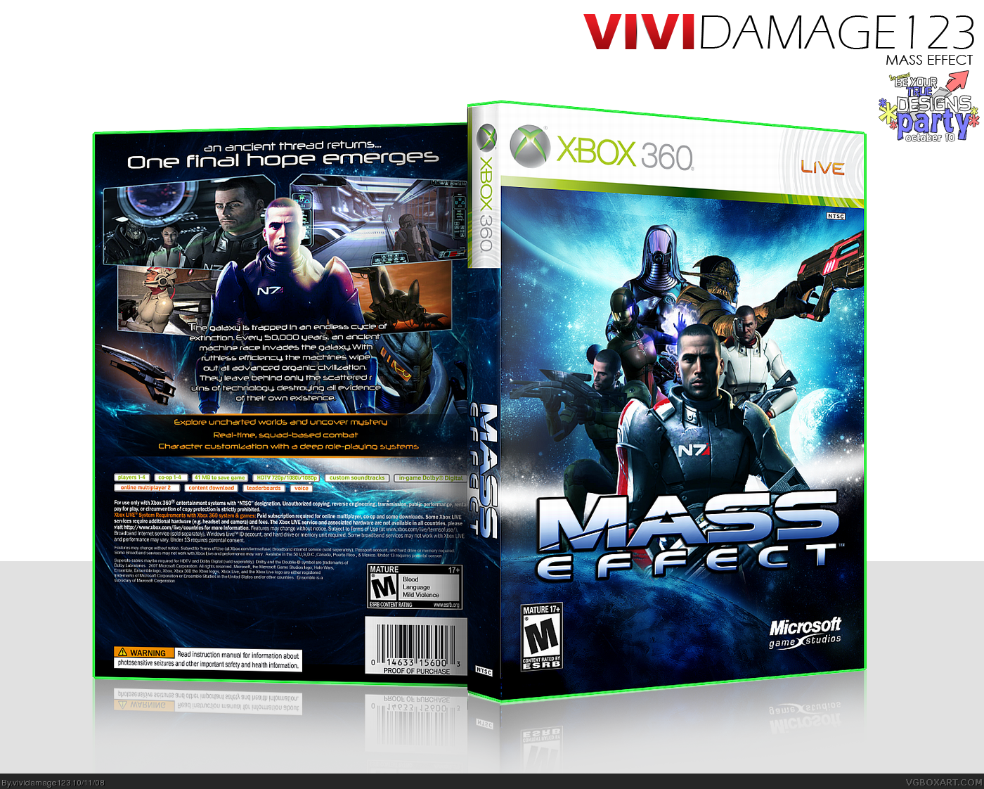 Mass Effect box cover