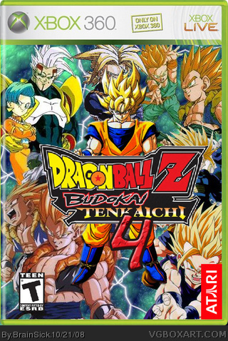 Dragonball Z:Budokai Tenkaichi 4 box cover