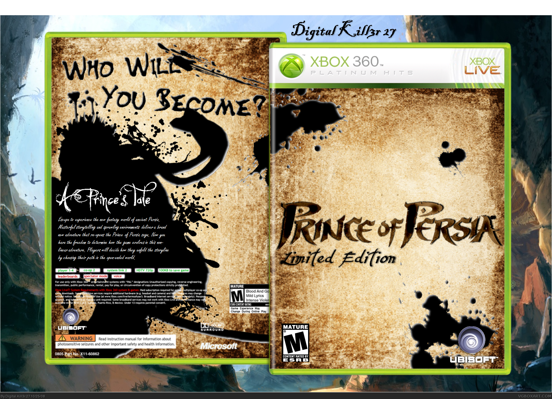 Prince of Persia box cover