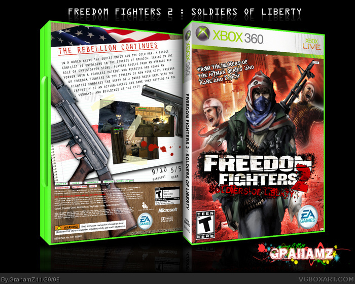 Freedom Fighters 2: Soldiers of Liberty box art cover
