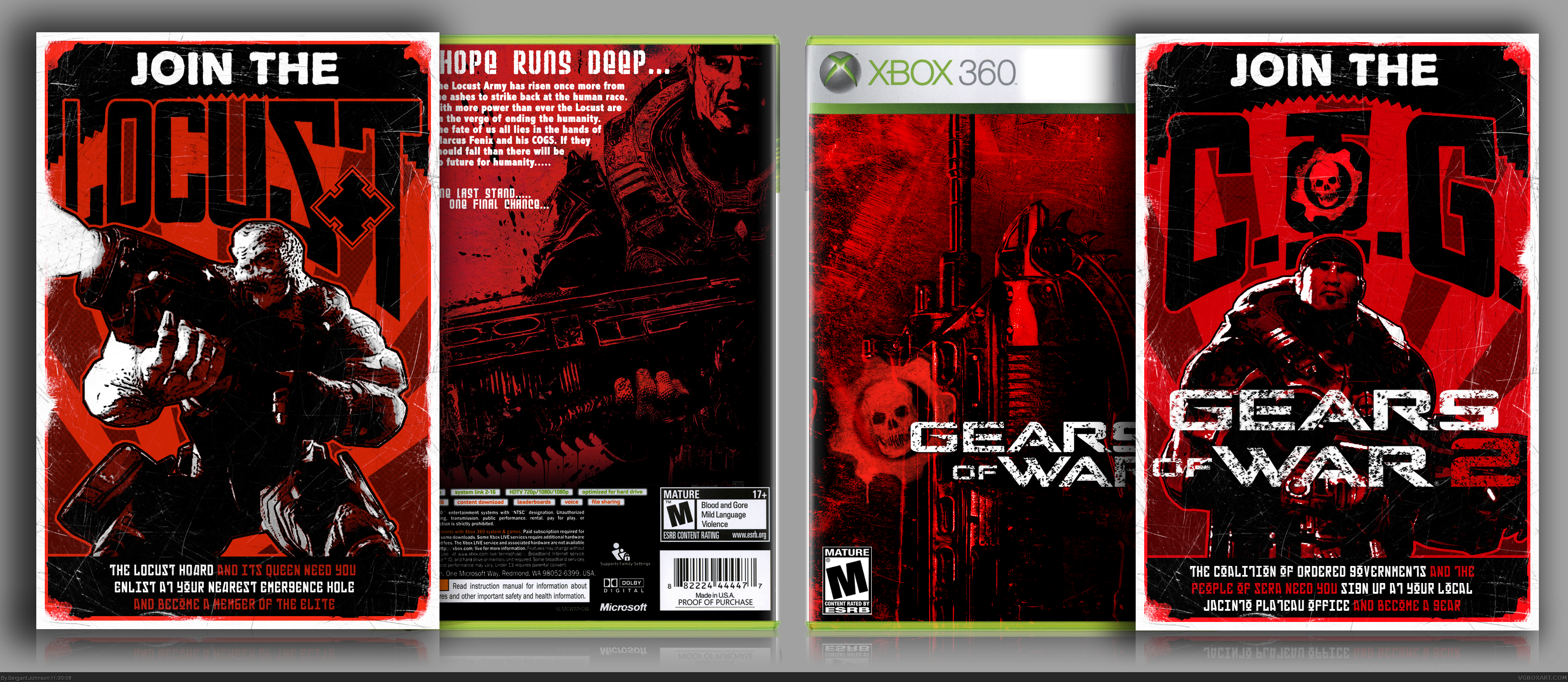 Gears of War 2: Limited Edition box cover