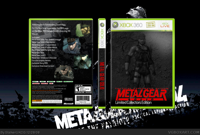 Metal Gear Solid Saga, Limited Collectors Edition box art cover