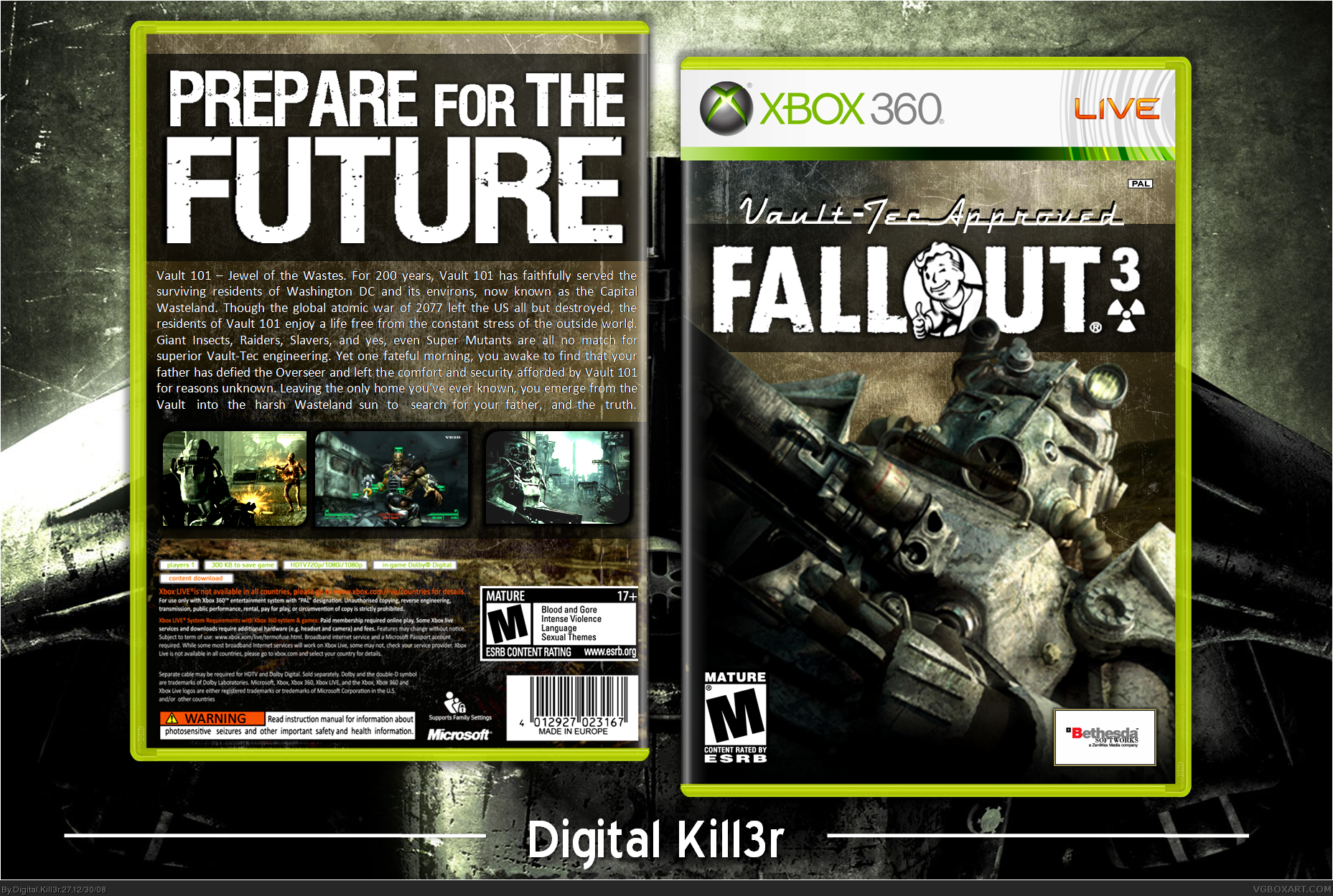 Fallout 3 box cover