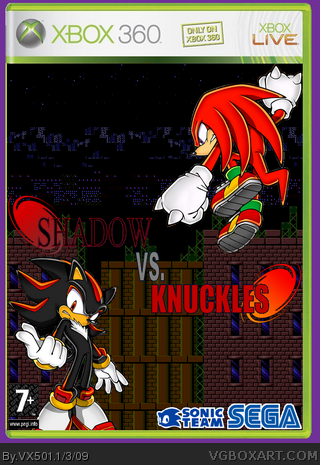 Shadow Vs. Knuckles box cover