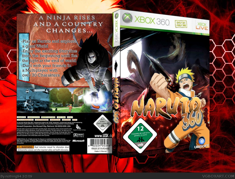 Naruto 360 box cover