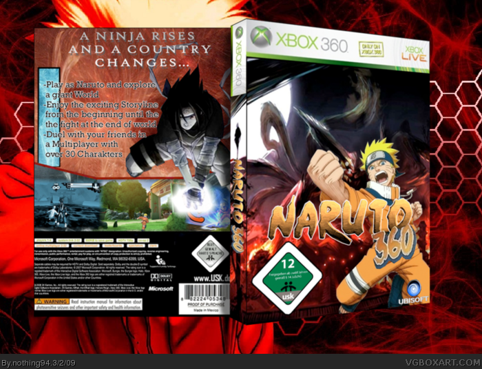 Naruto 360 box art cover