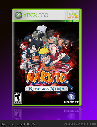 Naruto: Rise of a NInja box art cover