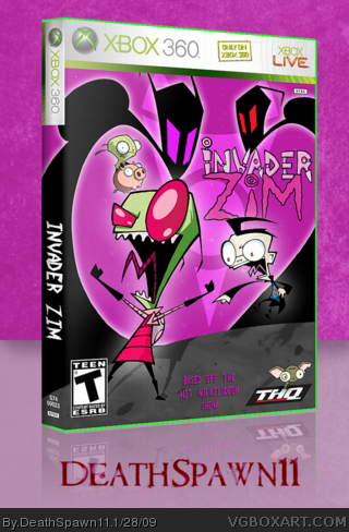 Invader Zim box art cover