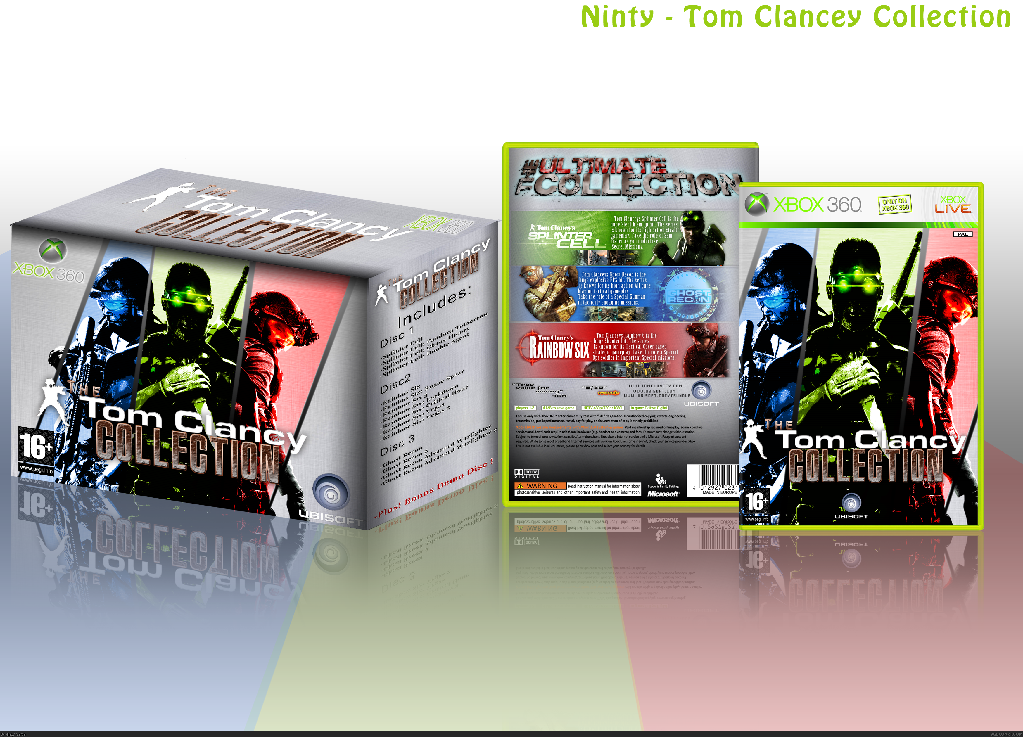 The Tom Clancey Collection box cover