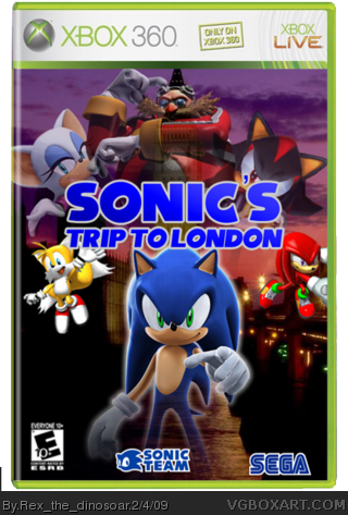 Sonic's Trip to London box cover
