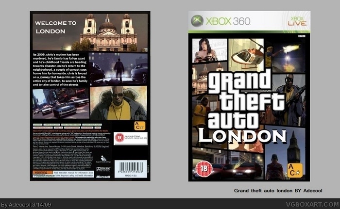 Grand Theft Auto: London box art cover