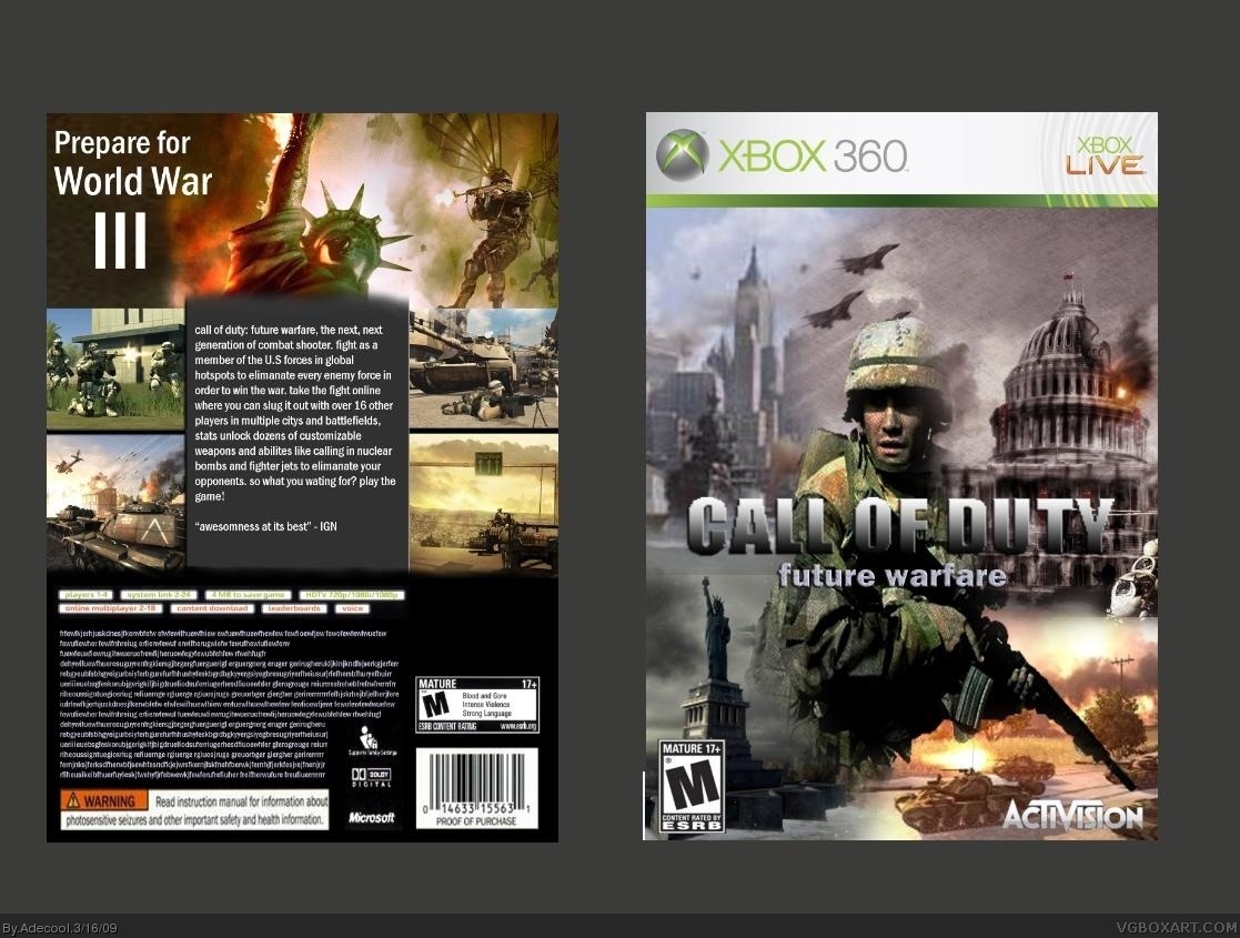 Call of Duty: Future Warfare box cover