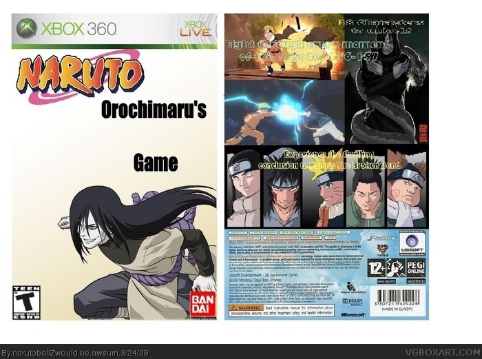 Naruto Orochimaru's Game box art cover