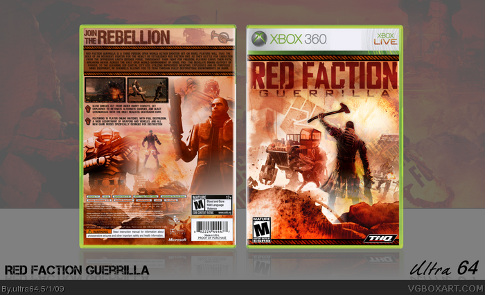 Red Faction Guerrilla box art cover