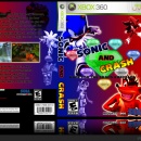 Sonic The Hedgehog & Crash Bandicoot Box Art Cover