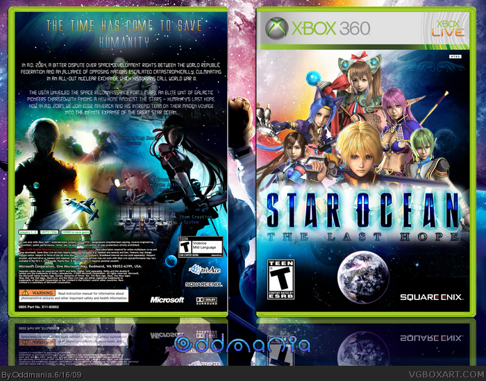 Star Ocean 4: The Last Hope box art cover