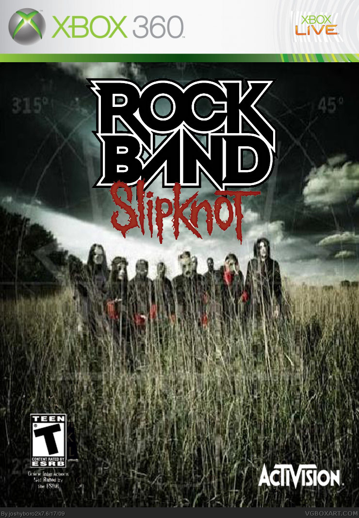 Slipknot Rock Band box cover