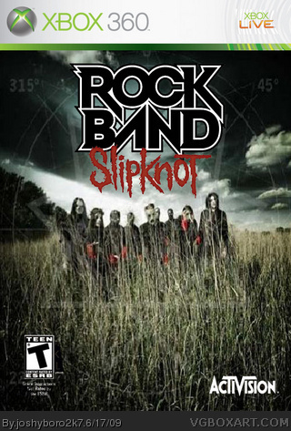 Slipknot Rock Band box art cover