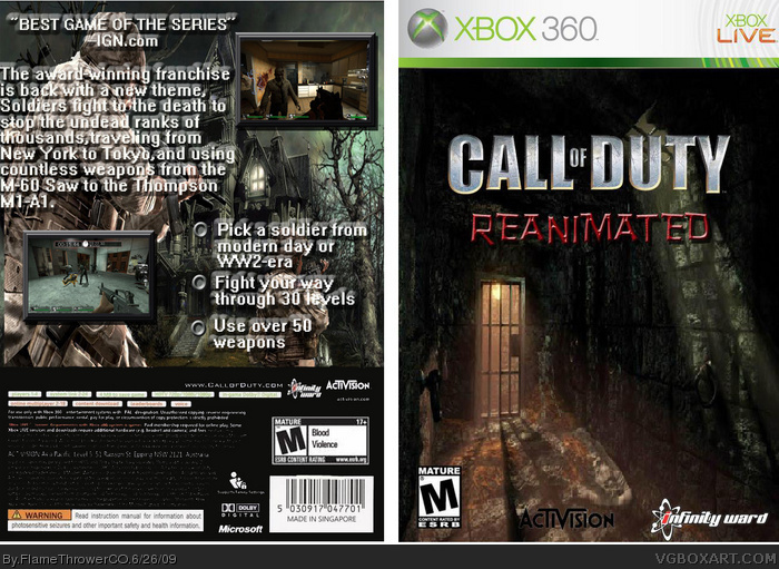Call of Duty: Reanimated box art cover