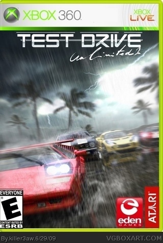 test drive unlimited 2 box art cover