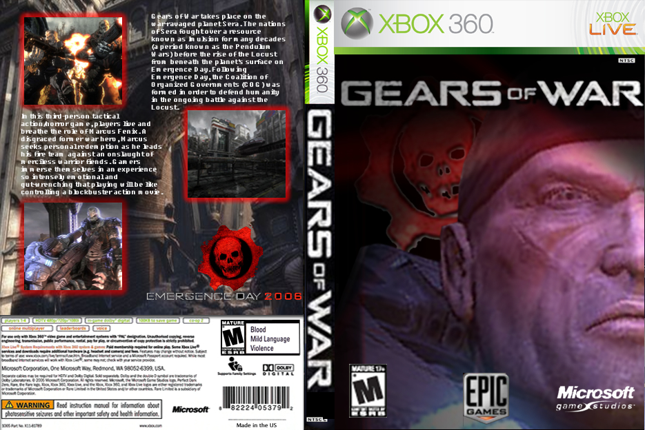 Gears of War box cover