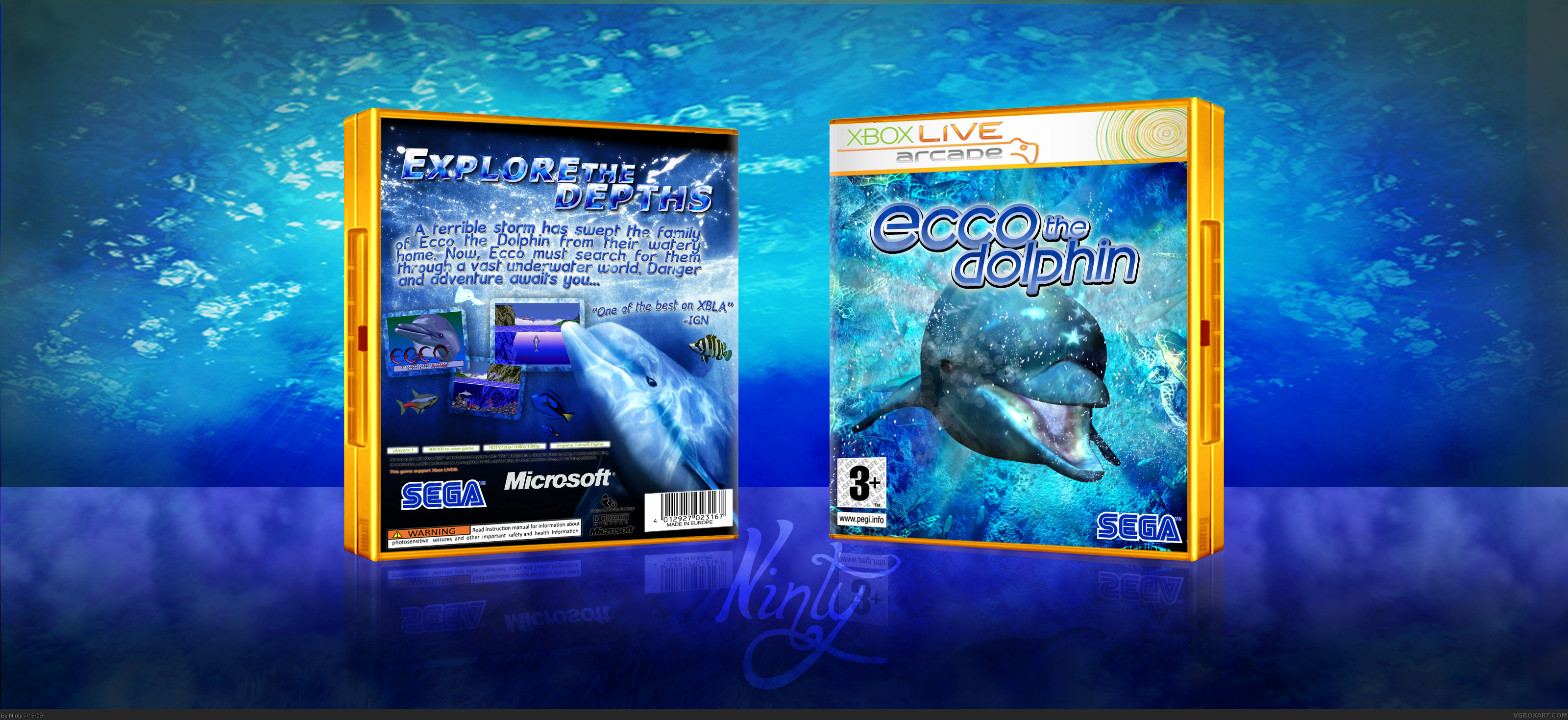 Ecco The Dolphin (XBLA) box cover