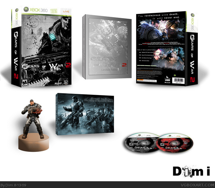 Gears of War 2 Limited Edition box art cover