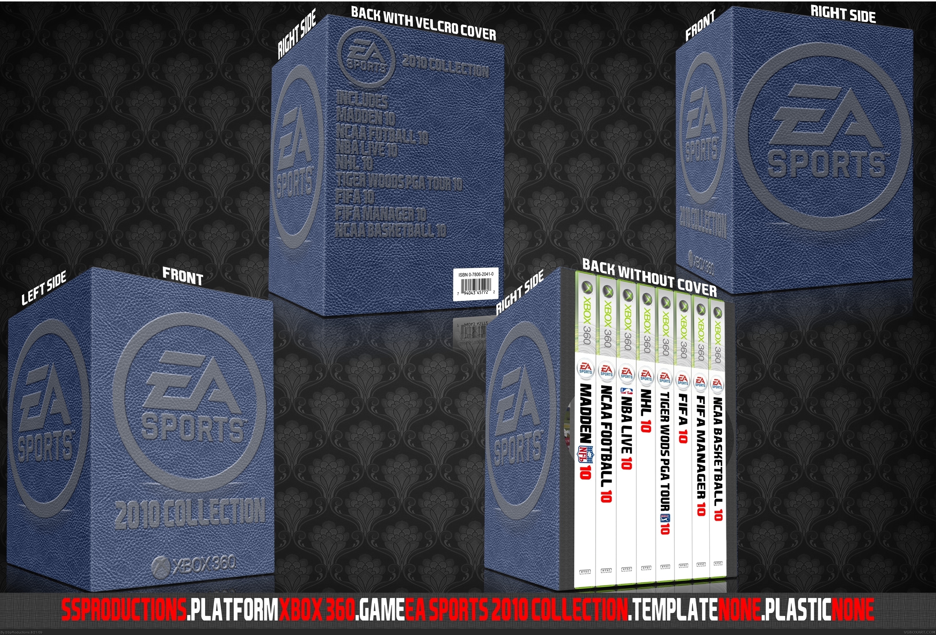 EA Sports 2010 Collection box cover