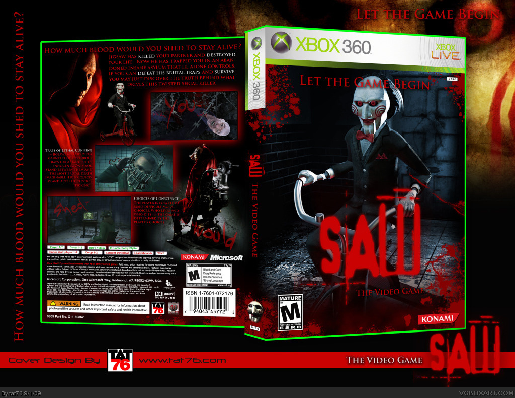 Saw: The Video Game box cover