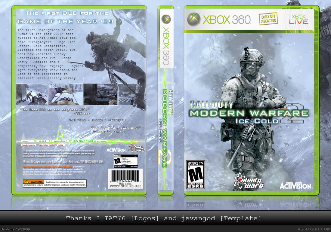 Modern Warfare 2: Ice Cold DLC box cover