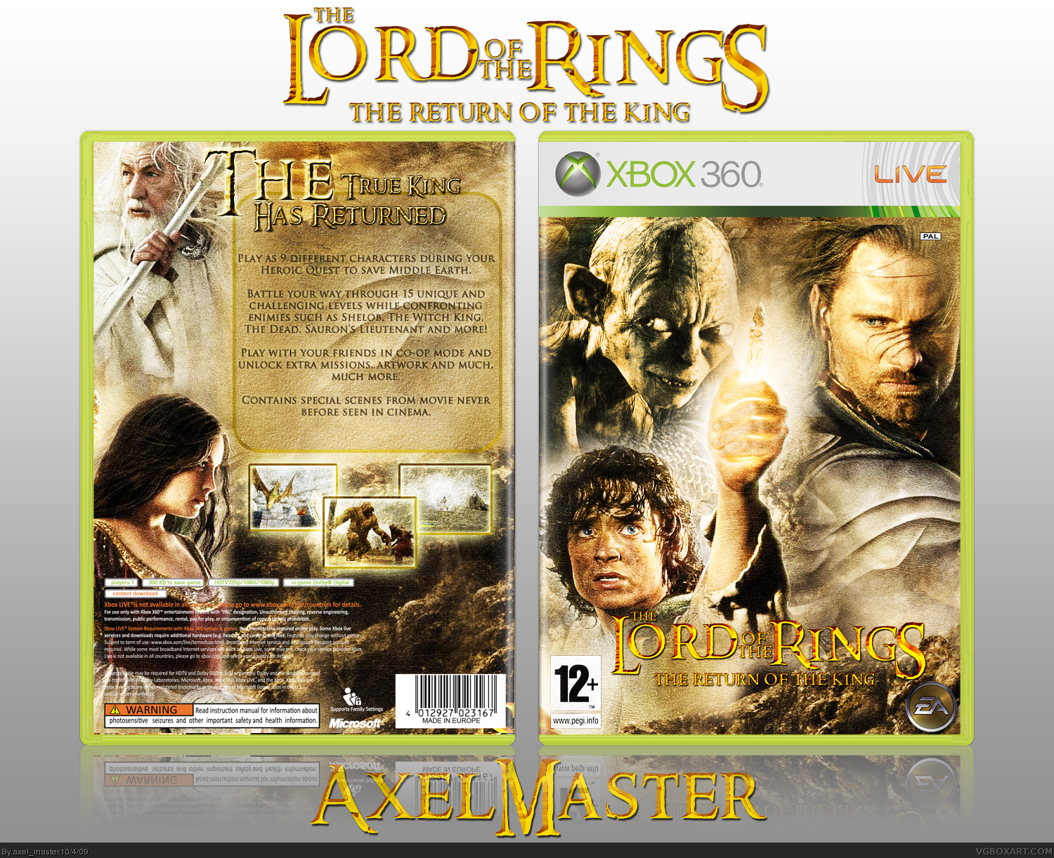 The Lord of The Rings: The Return of The King box cover