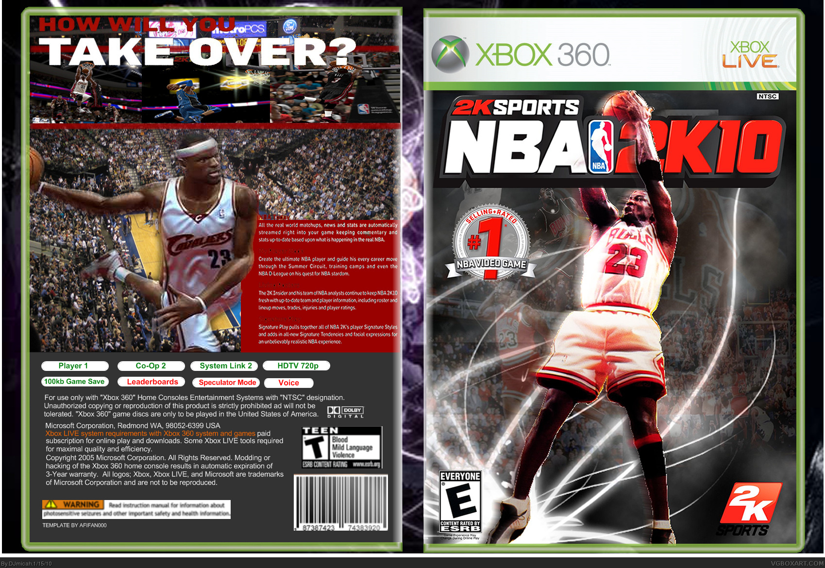 NBA 2k10 box cover