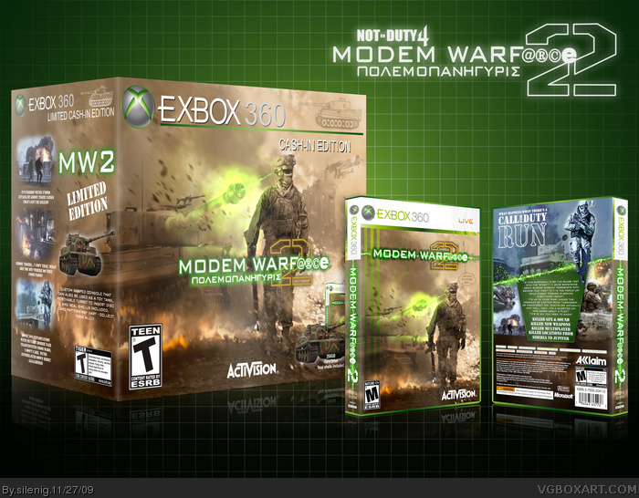 Modem Warfarce 2 box art cover