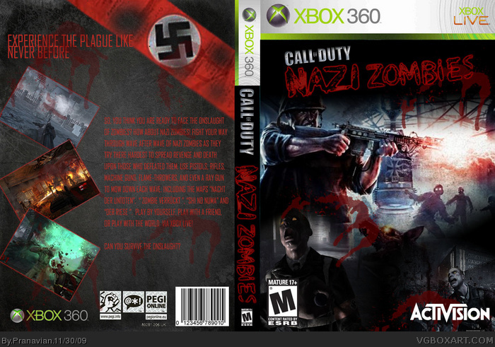 Call of Duty: Nazi Zombies box art cover