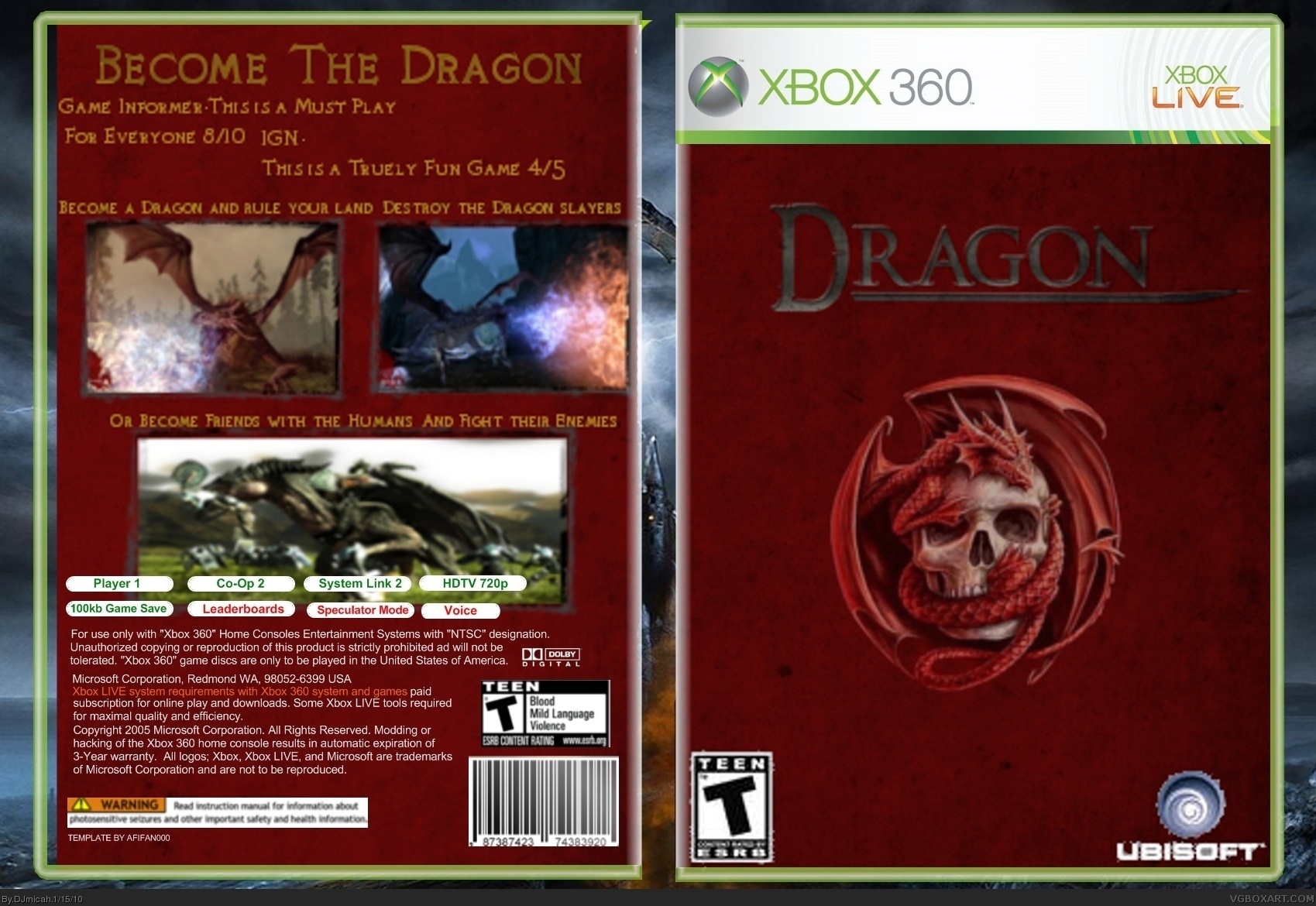 Dragon box cover