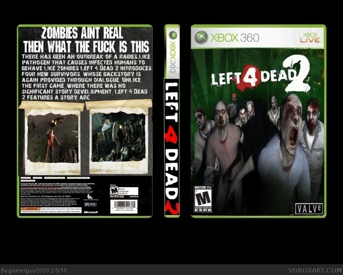 Left 4 Dead 2 box art cover