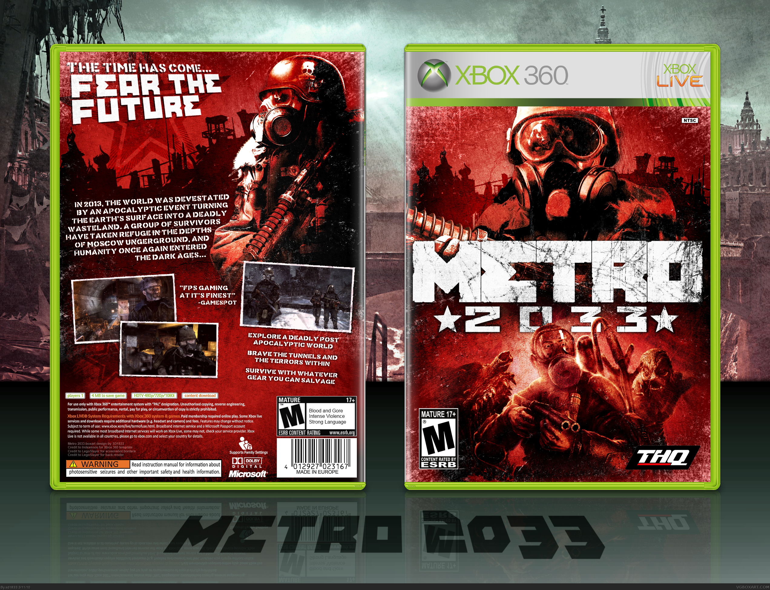 Metro 2033 box cover