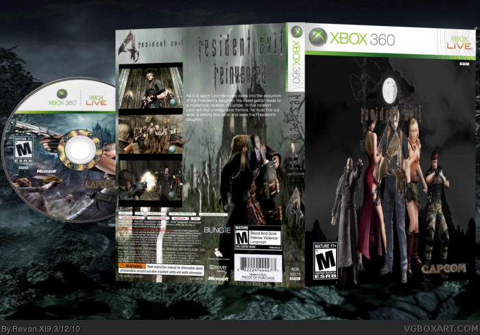 Resident Evil 4  XBOX 360 Edition box art cover