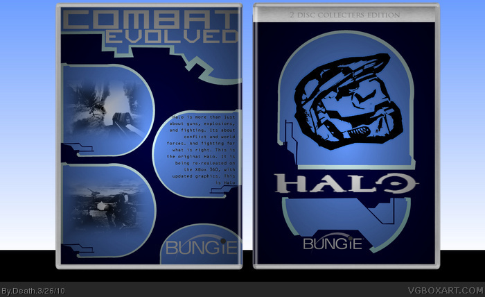 Halo Xbox 360 Box Art Cover by Death