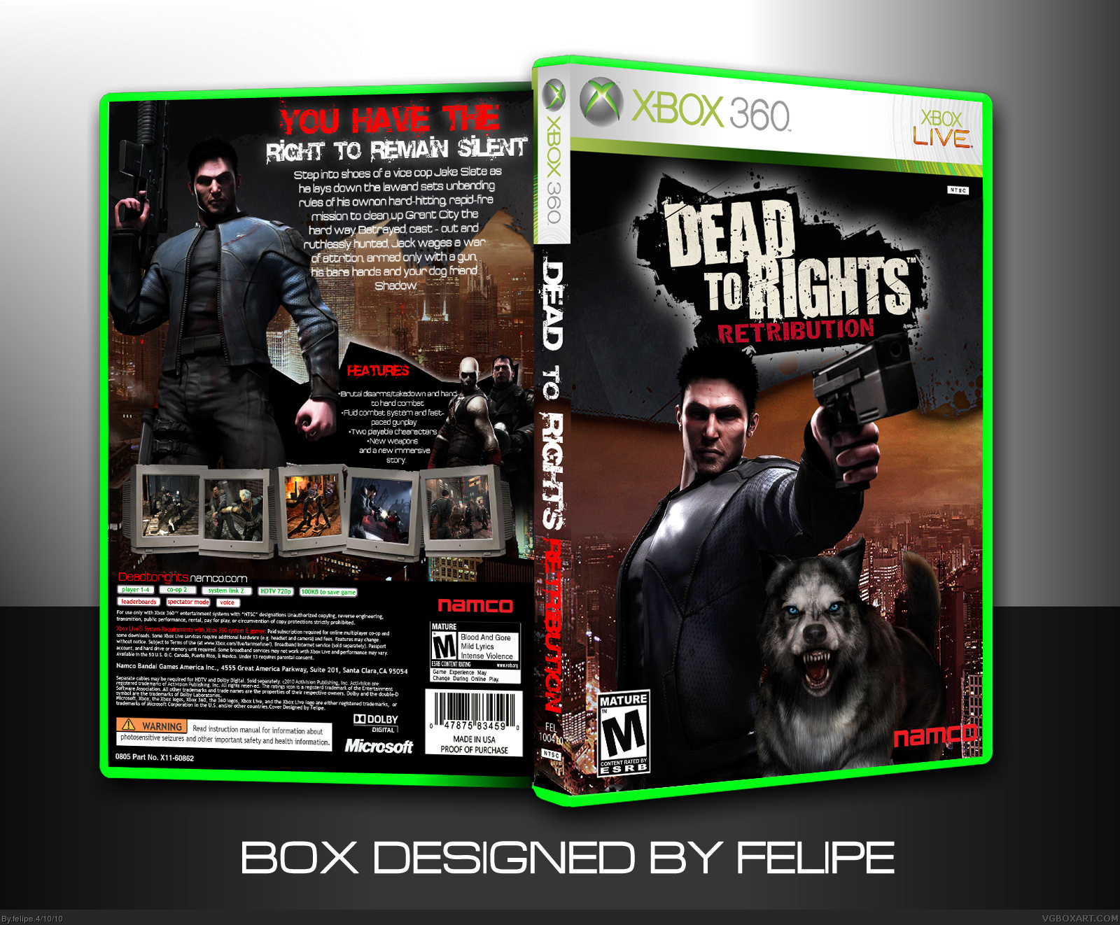Dead to Rights: Retribution box cover
