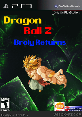 Dragonballz broly returns box cover
