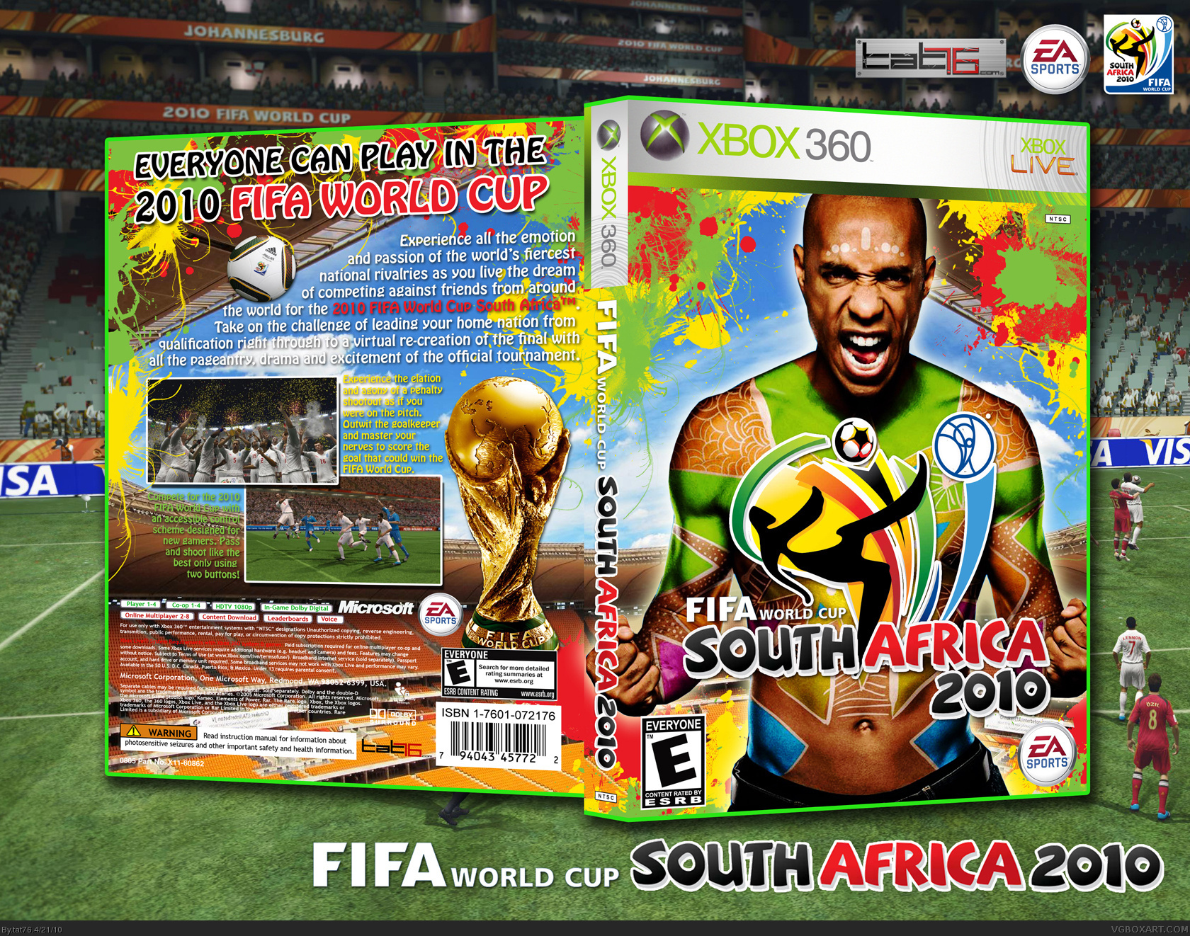 2010 FIFA World Cup South Africa box cover